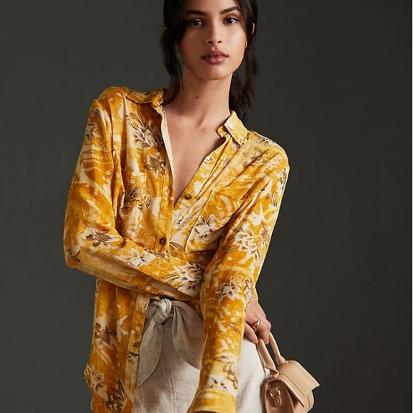 Anthropologie Tops - Pilcro The Romy Relaxed Buttondown